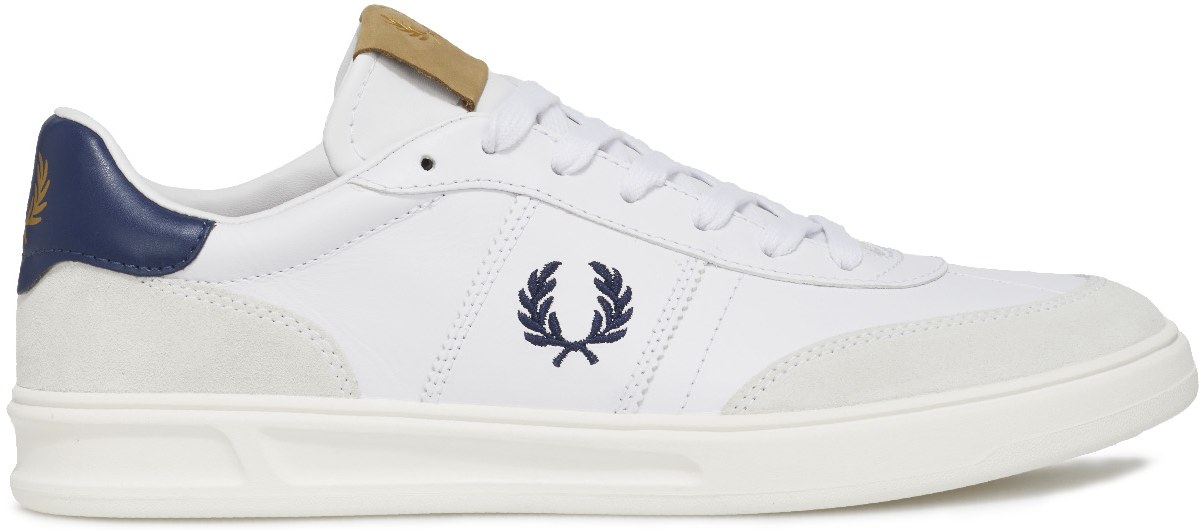 Fred Perry: Blanc B400 Blanc - 1