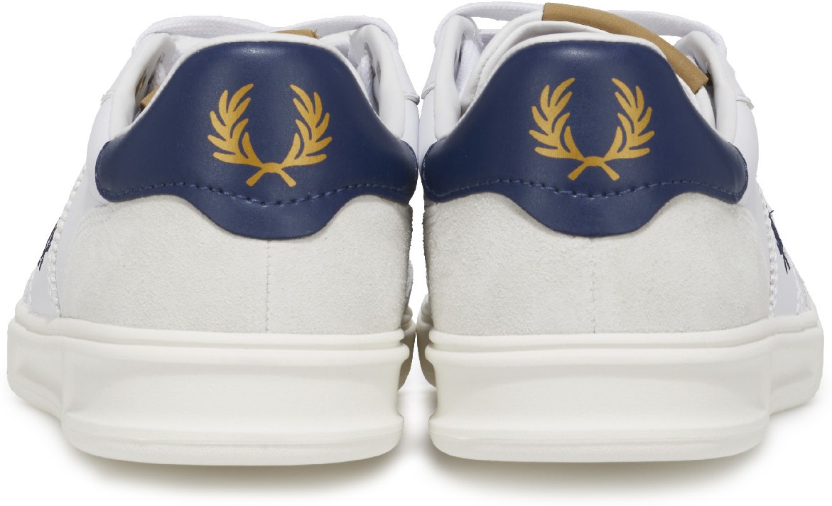 Fred Perry: Blanc B400 Blanc - 5