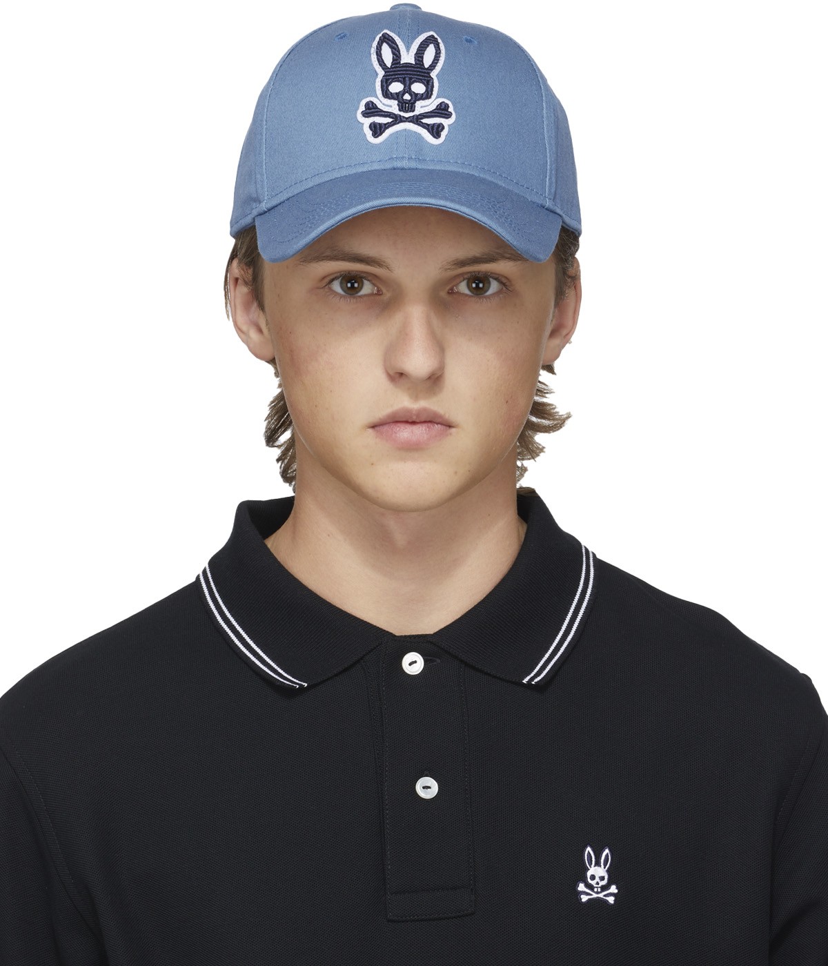 Psycho Bunny: Blue Liam Baseball Cap - 1