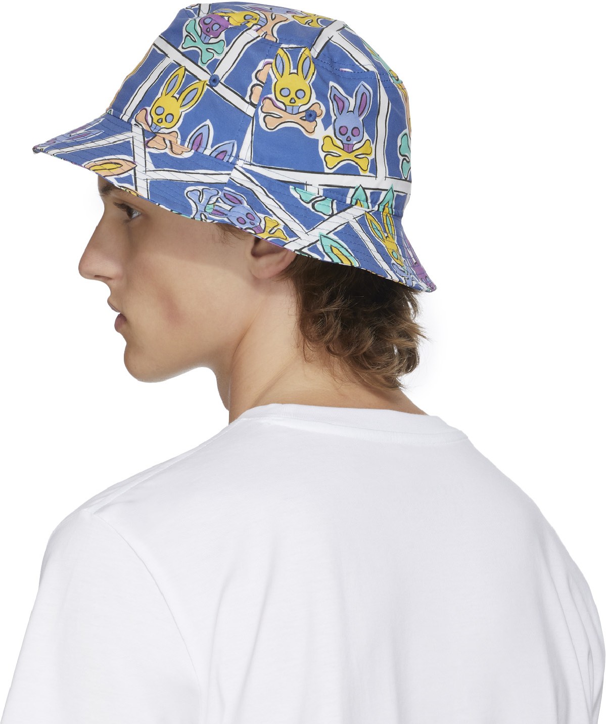 Psycho Bunny: Black James Bunny In A Box Bucket Hat - 3