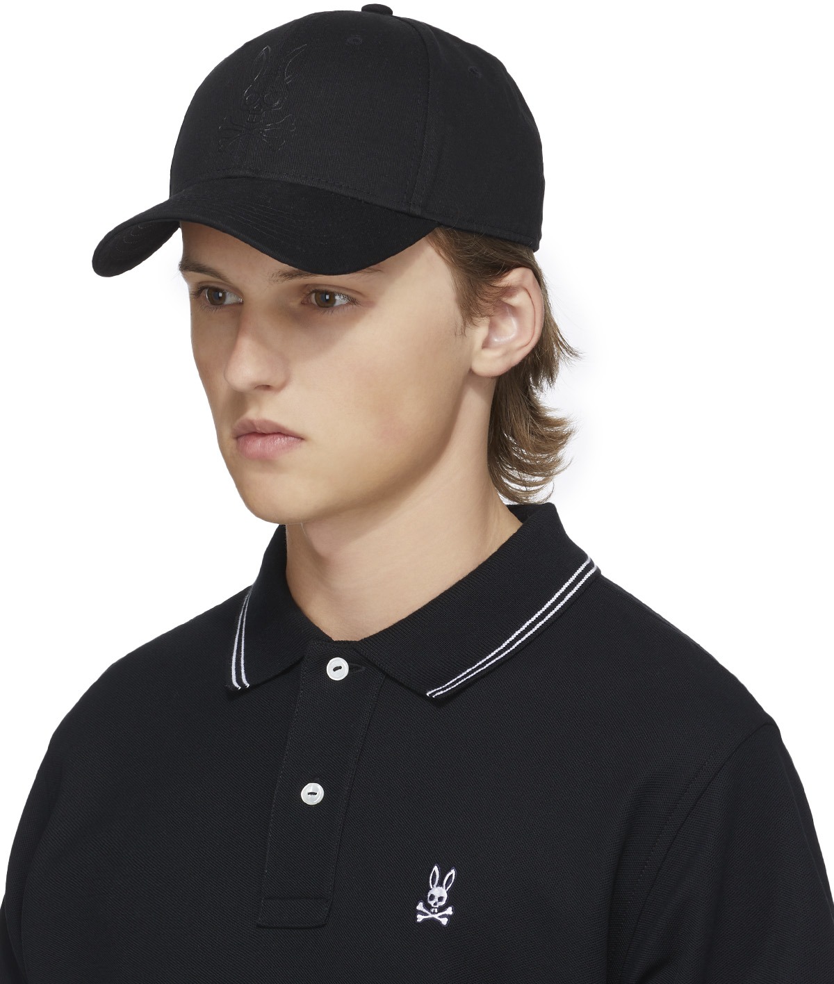 Psycho Bunny: Noir Casquette de Baseball Owen Noir - 2