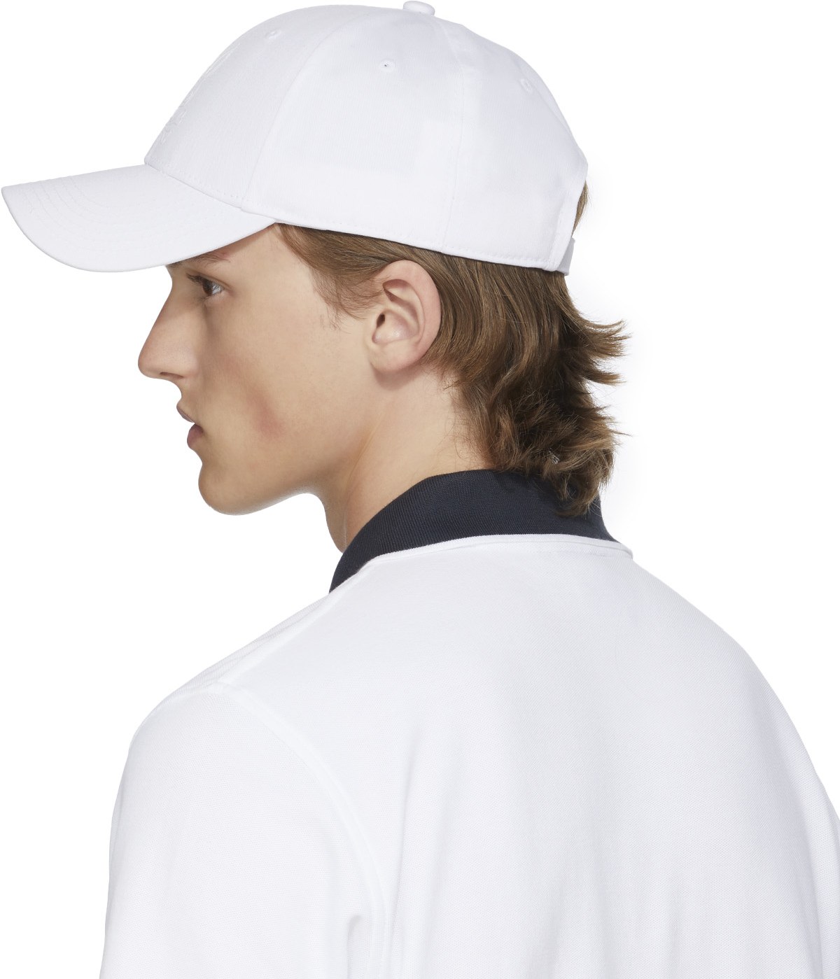 Psycho Bunny: Blanc Casquette de Baseball Owen Blanc - 3