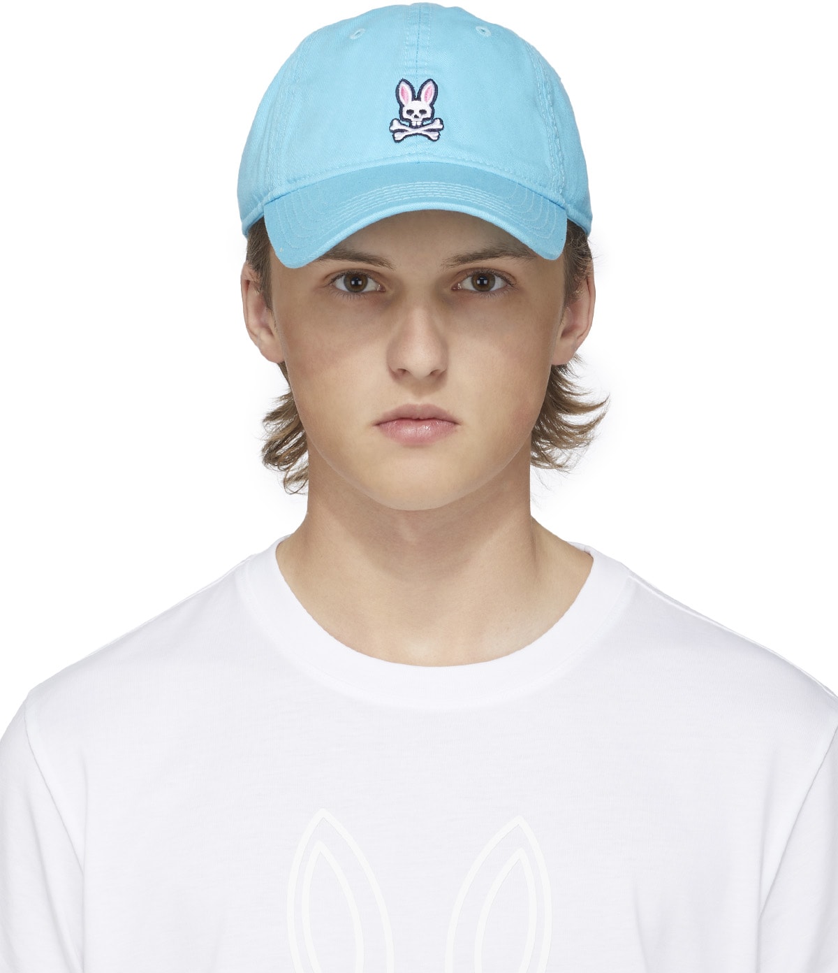 Psycho Bunny: Green Sunbleached Cap - 1
