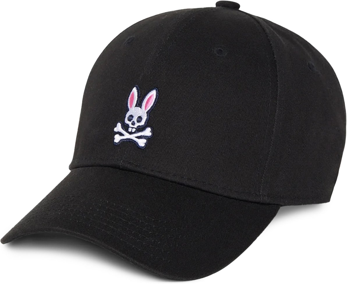 Psycho Bunny: Black Classic Baseball Cap - 1