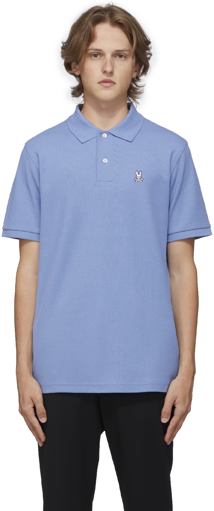 Psycho Bunny: Blue Classic Polo Shirt - 1