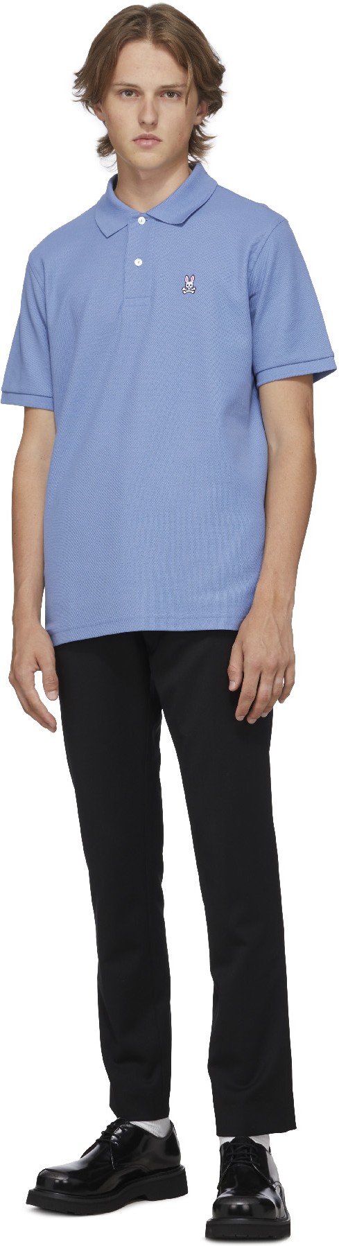 Psycho Bunny: Bleu Polo Classique Bleu - 4