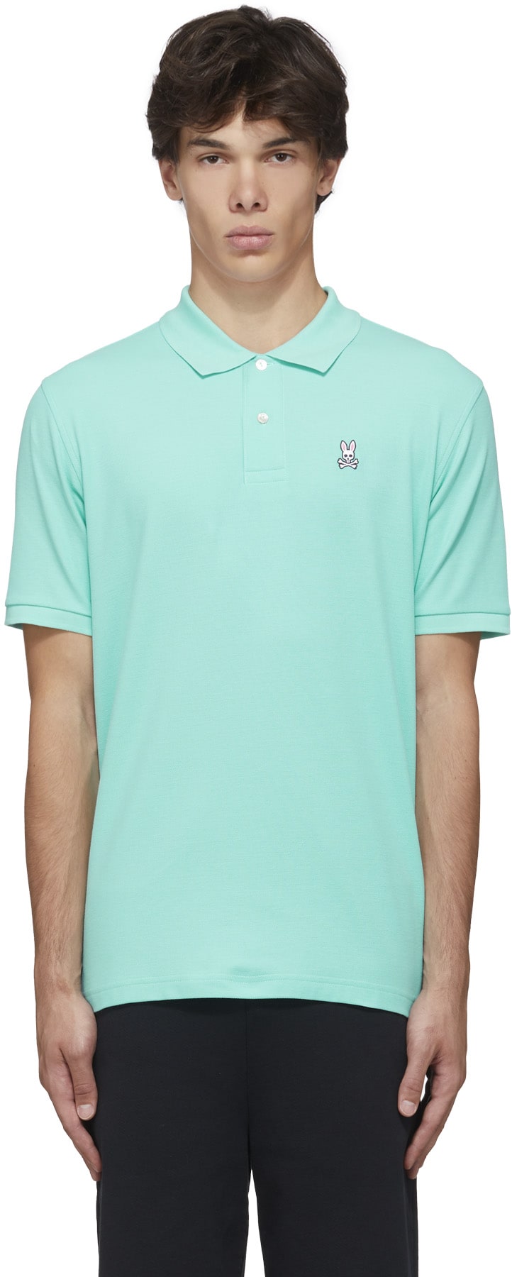 Psycho Bunny: Green Classic Polo Shirt - 1