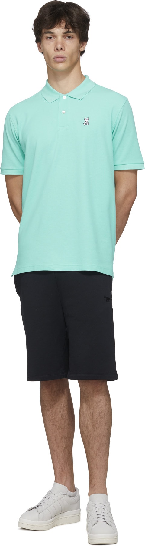 Psycho Bunny: Green Classic Polo Shirt - 4