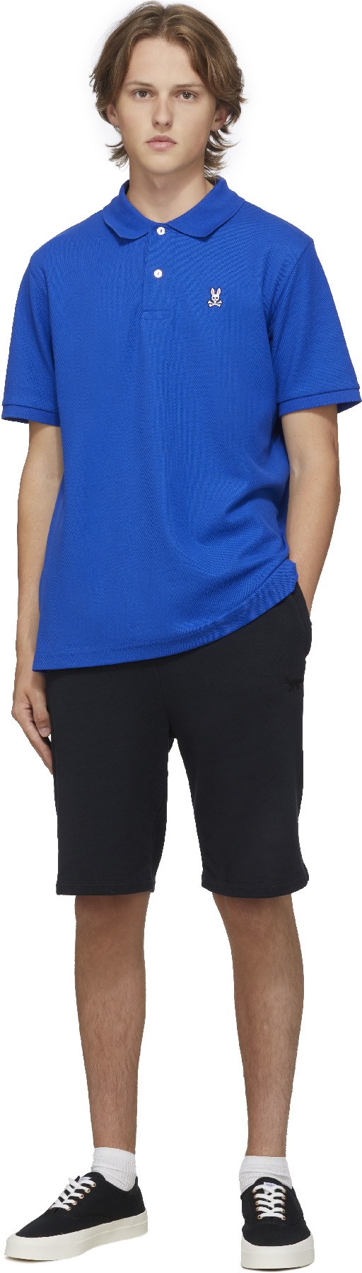 Psycho Bunny: Blue Classic Polo Shirt - 4