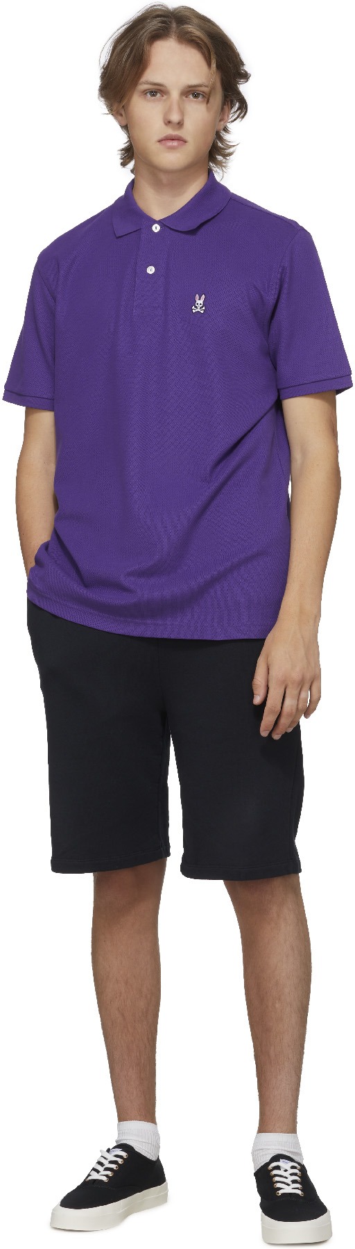 Psycho Bunny: Mauve Polo Classique Mauve - 4