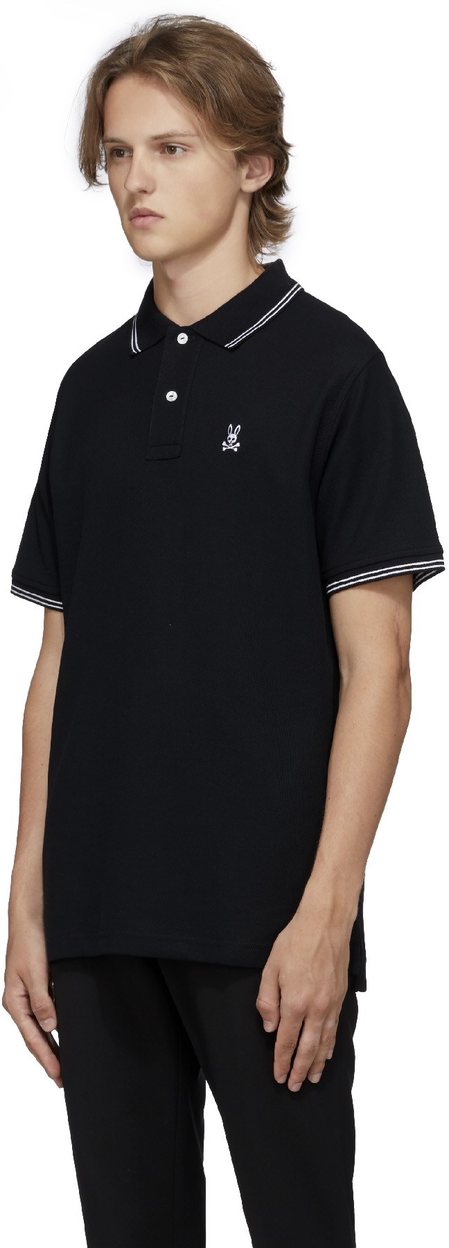 Psycho Bunny: Black Logan Polo Shirt - 2