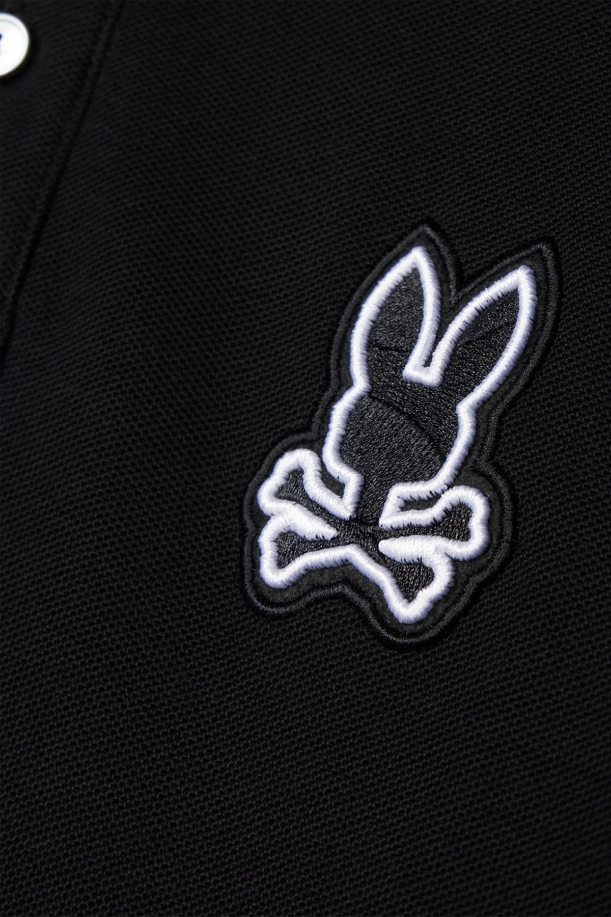 Psycho Bunny: Black Lenox Pique Polo Shirt - 2