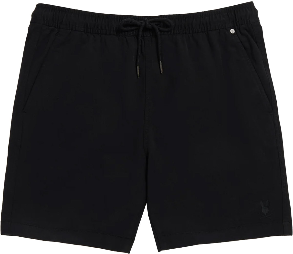 Psycho Bunny: Black Willis Stretch Tencel Shorts - 1