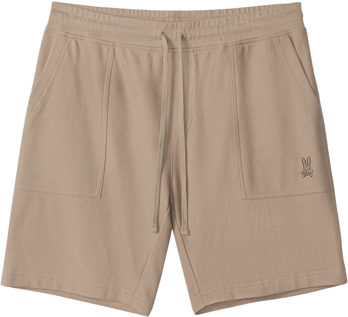 Psycho Bunny: Neutrals Stanford Light Pique Sweatshorts - 1