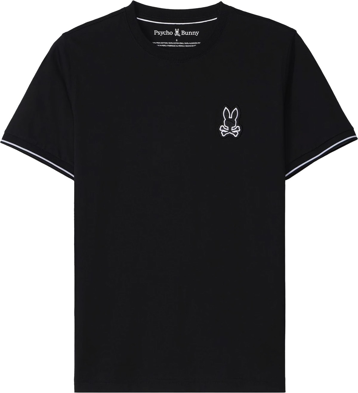 Psycho Bunny: Noir Lenox Fashion T-Shirt Noir - 1