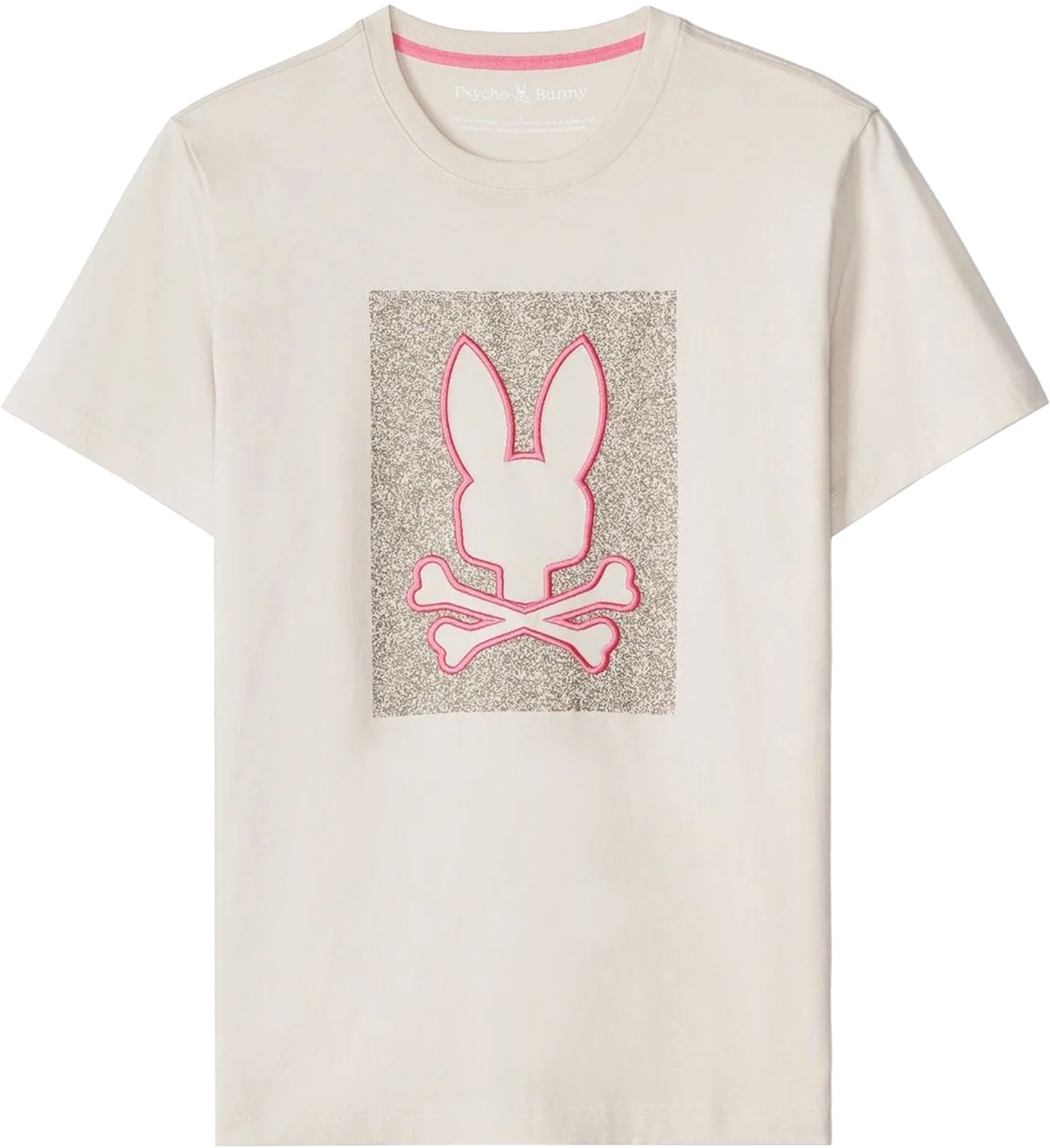 Psycho Bunny: Neutrales Livingston Graphic T-Shirt Neutrales - 1