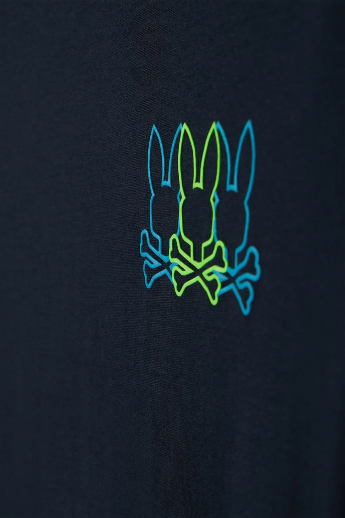 Psycho Bunny: Blue Pompey Graphic T-Shirt - 2