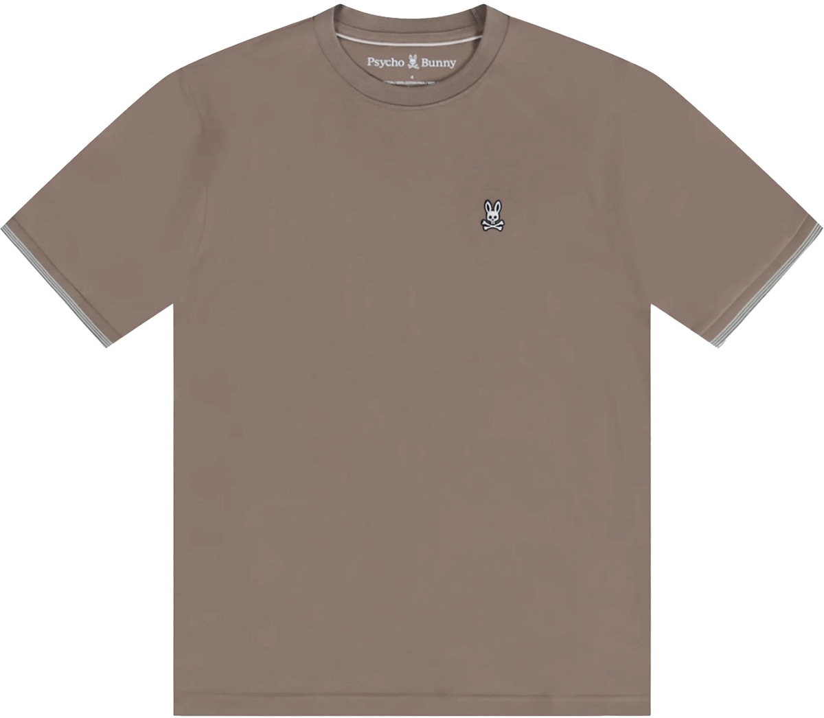 Psycho Bunny: Neutrals Queensbury Fashion T-Shirt - 1