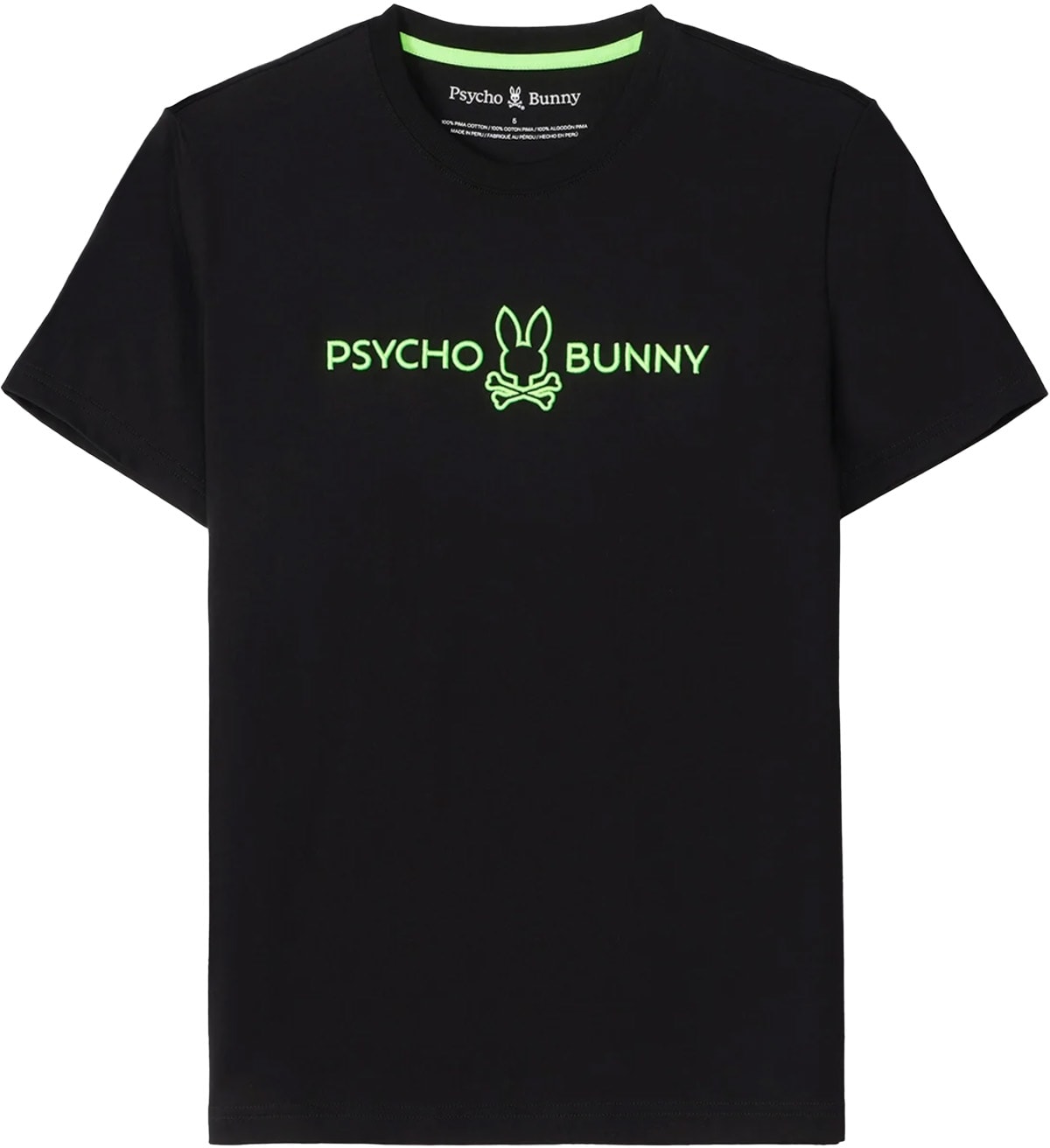 Psycho Bunny: Black Bristol Graphic T-Shirt - 1