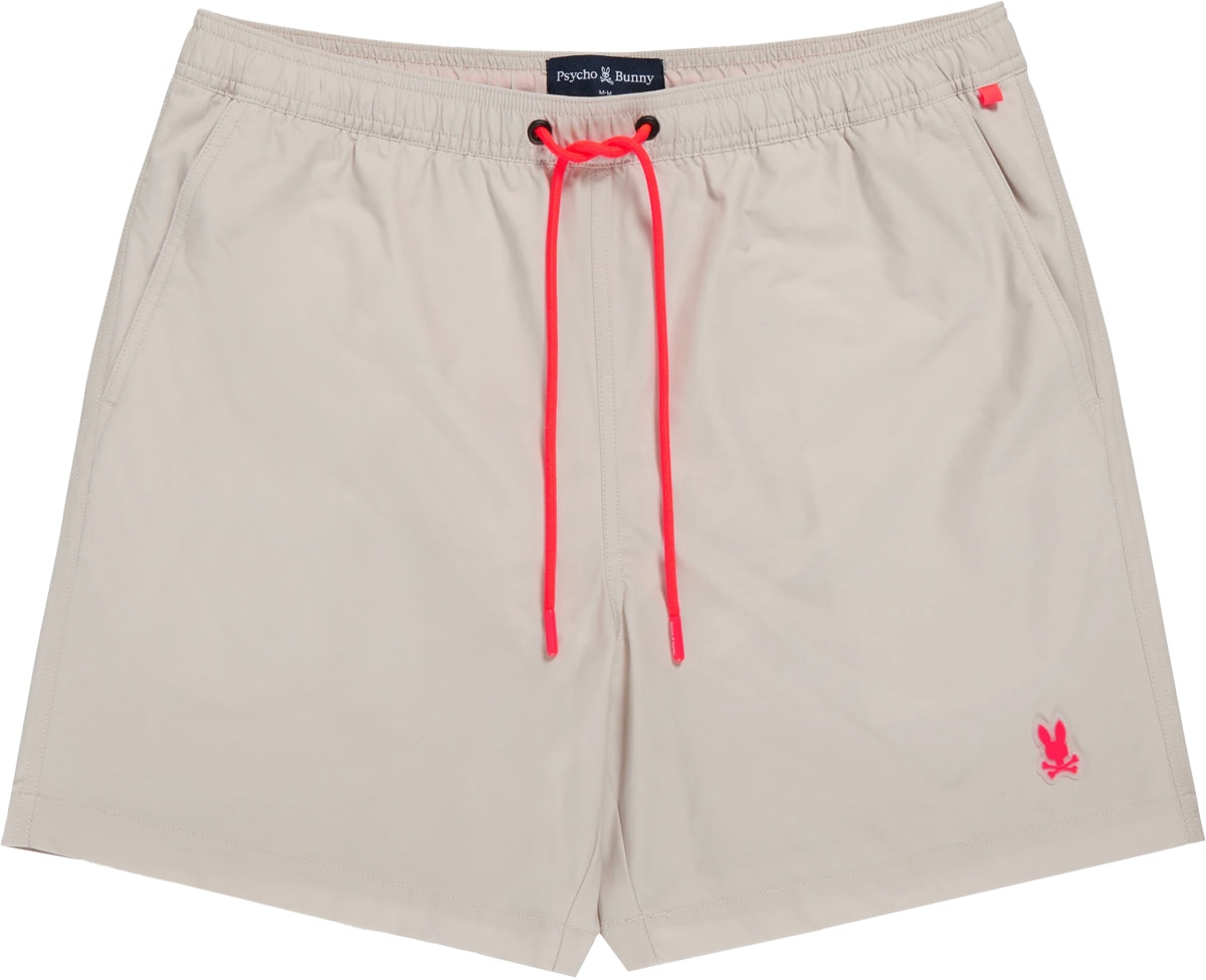 Psycho Bunny: Neutrals Malta Hydrochromic Swim Trunks - 1