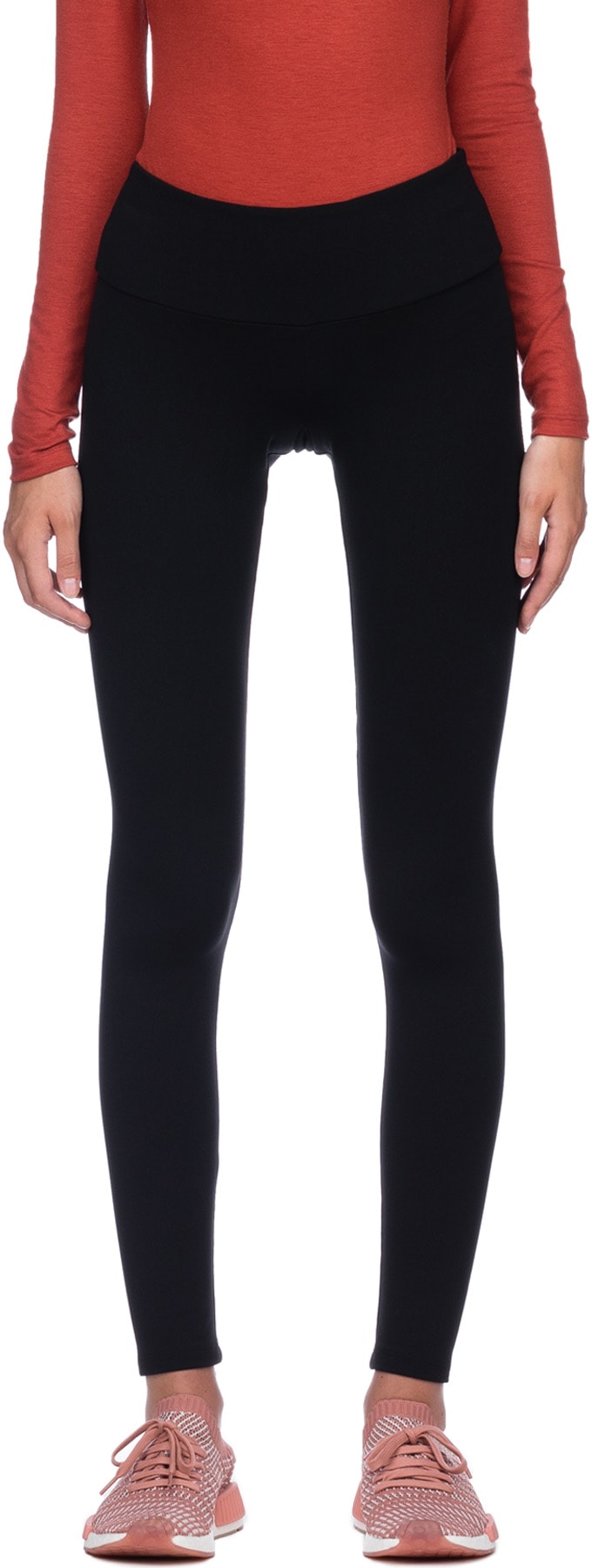 influenceu: Black Basic Leggings - 1