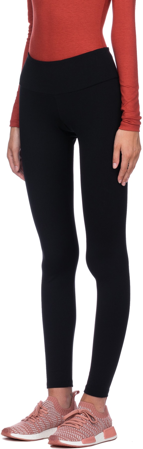 influenceu: Black Basic Leggings - 2