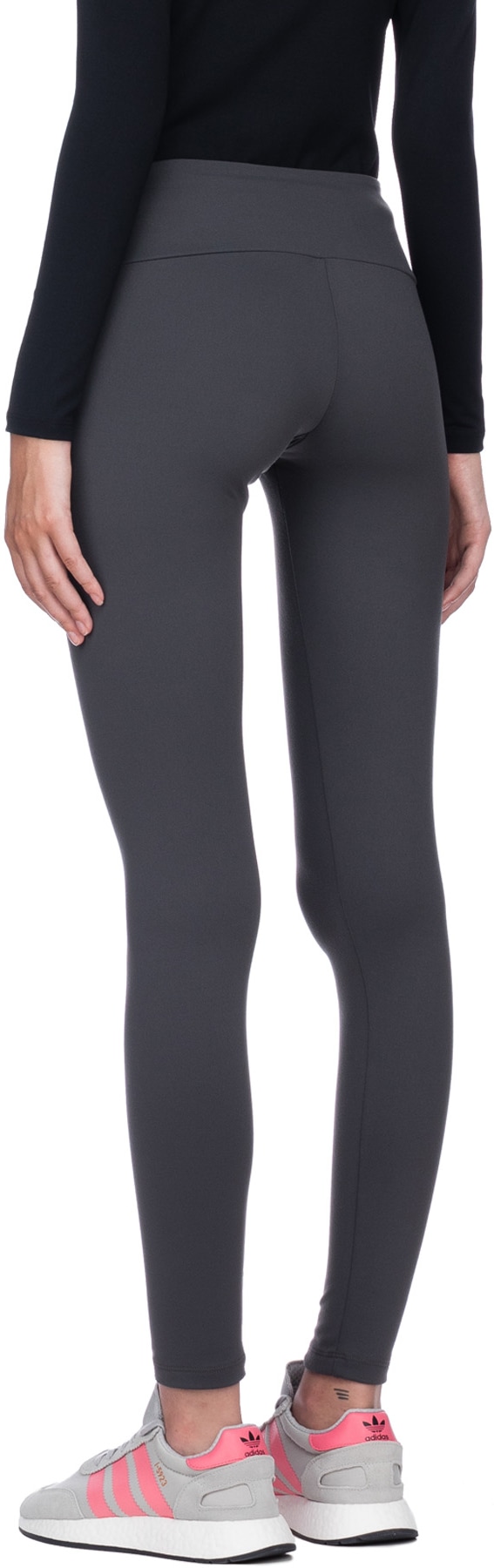 influenceu: Grey Basic Leggings - 3