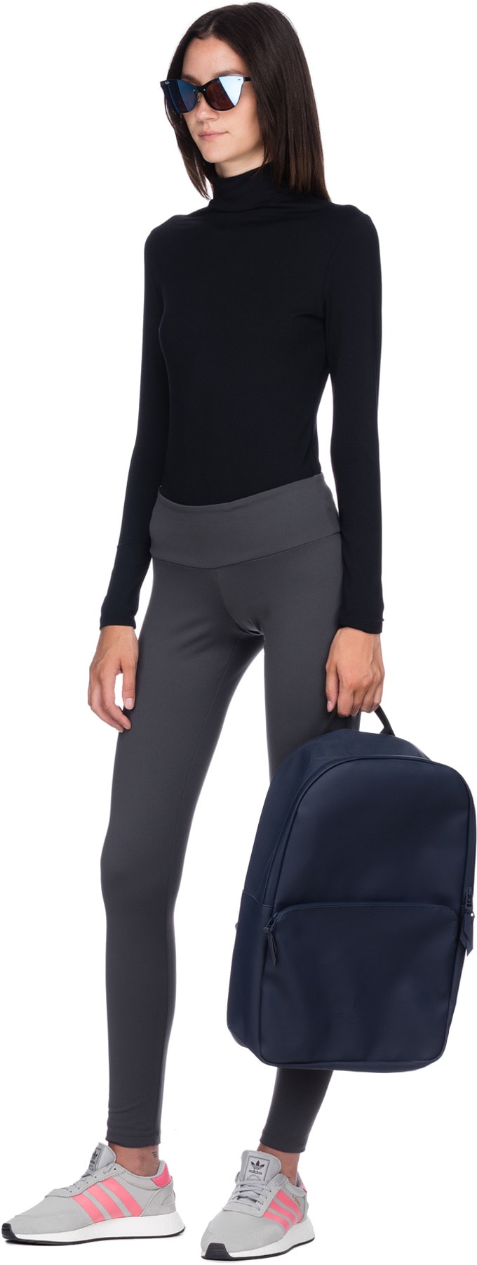 Bachour: Black Mock Neck Bodysuit - 4