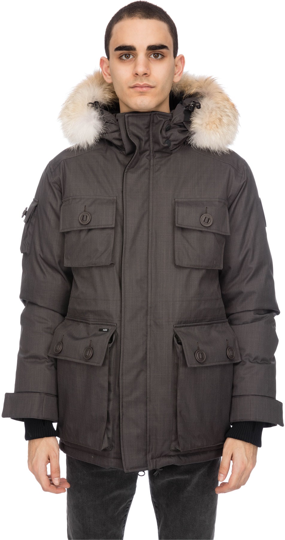 Nobis: Grey Barry Parka - 1