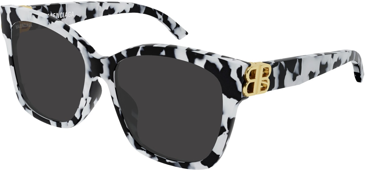 BALENCIAGA: Multicolor Dynasty Square Sunglasses - 1