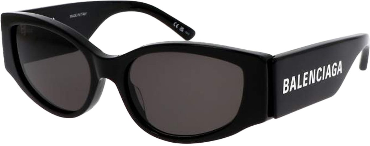 BALENCIAGA: Black Everyday Cat-Eye Sunglasses - 1