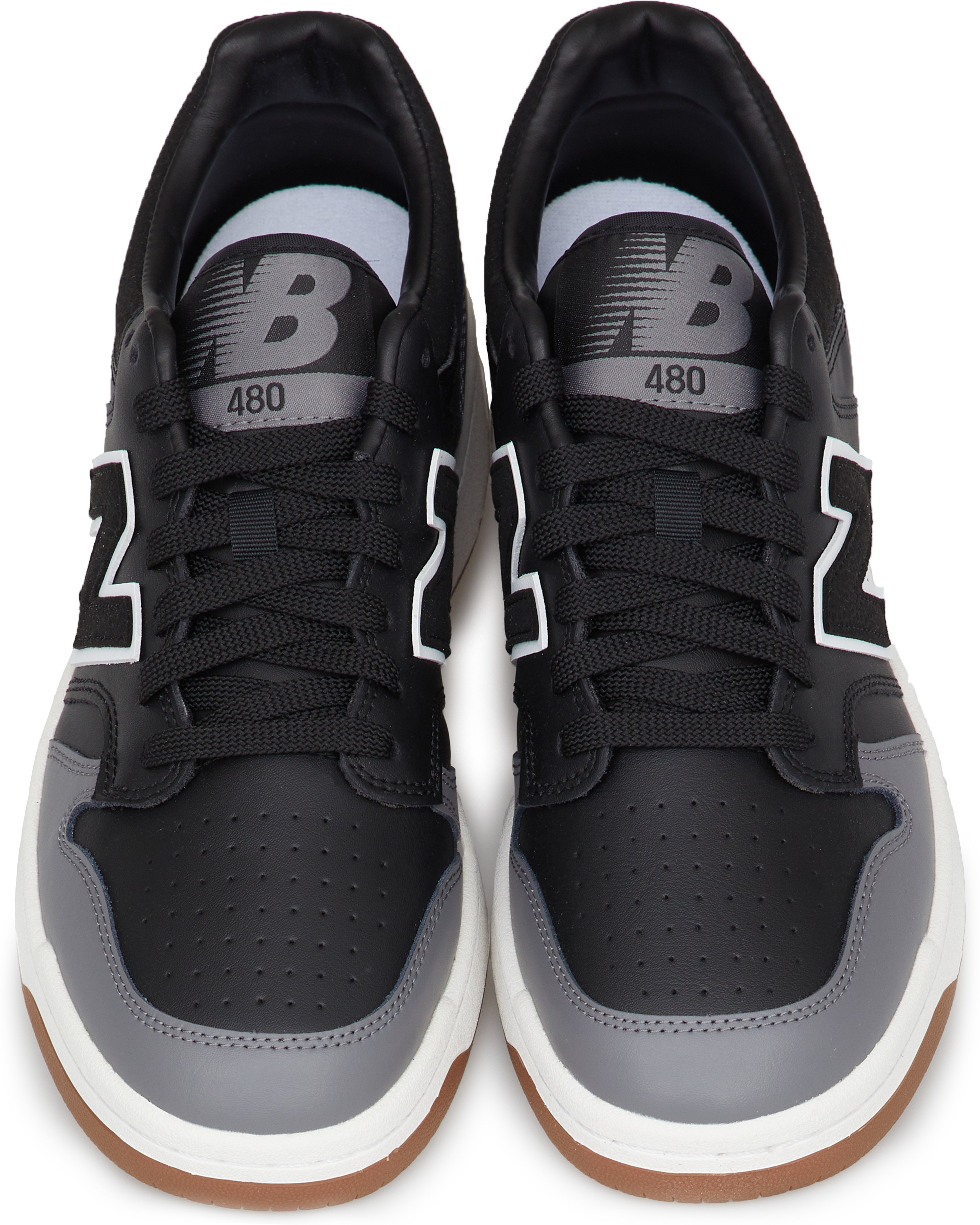New Balance: Black BB480 - 4