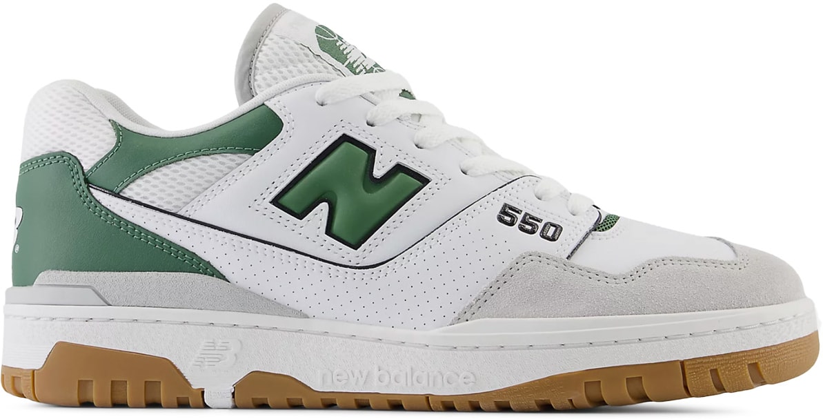 New Balance: White 550 - 1