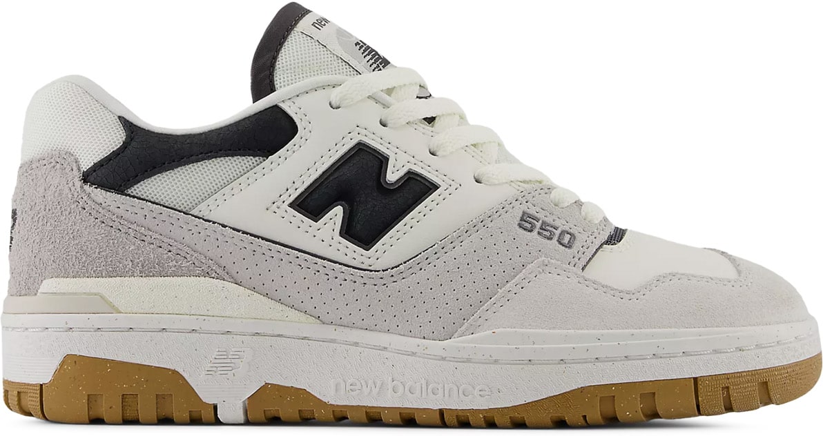 New Balance: White 550 - 1