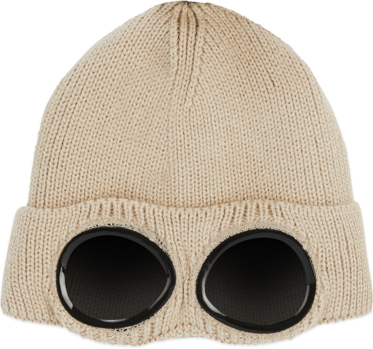 influenceu: Neutrals Goggle Ski Beanie - 1