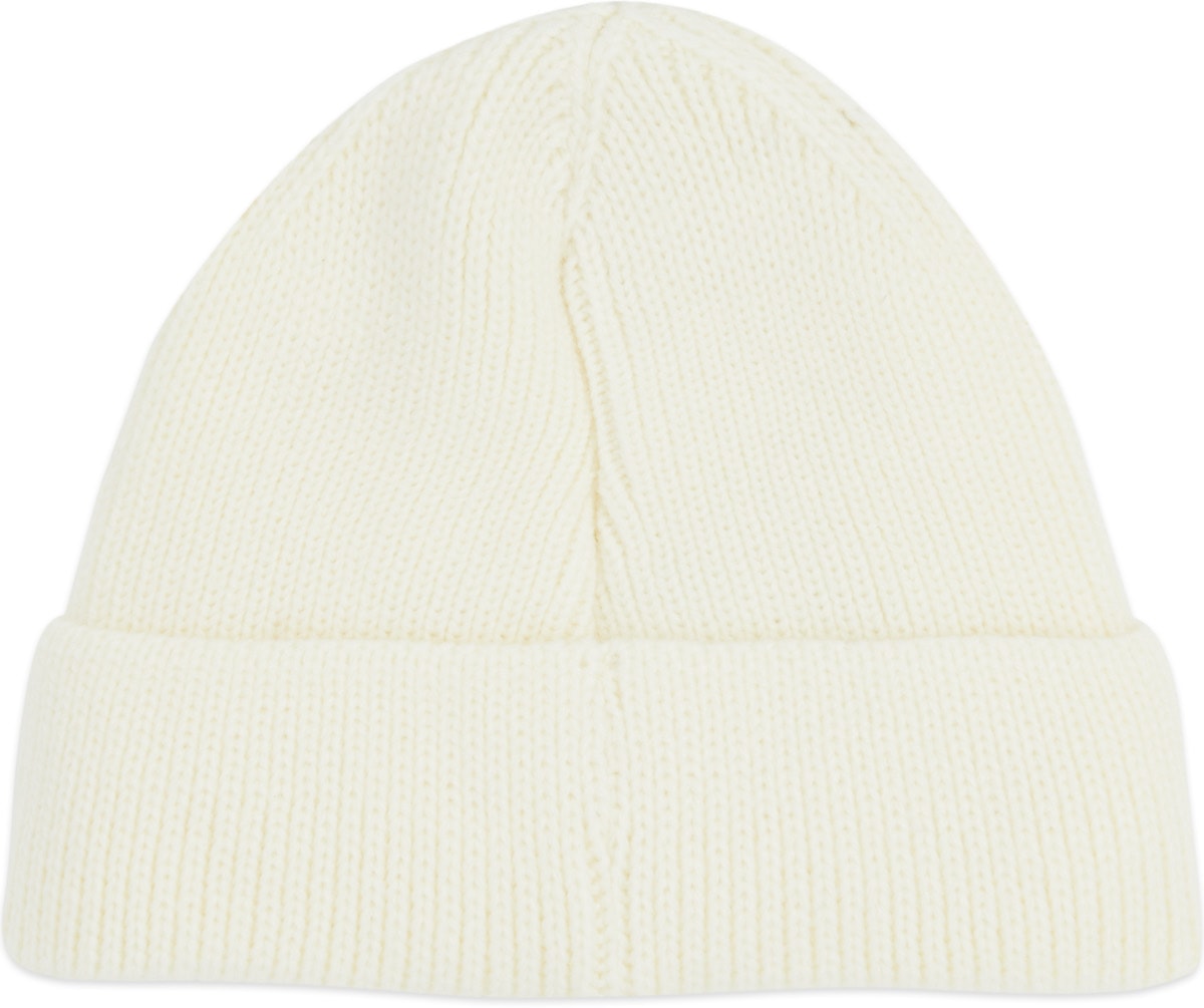 influenceu: White Goggle Ski Beanie - 2