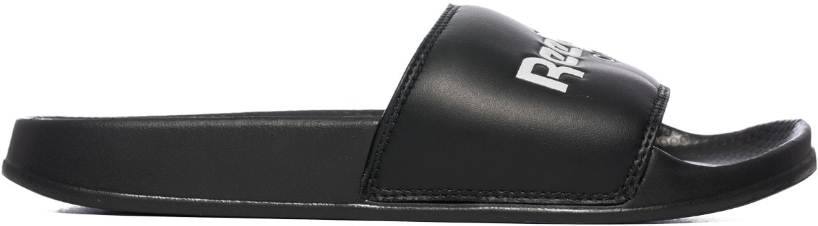 Reebok: Black Reebok Classic Slide - 1