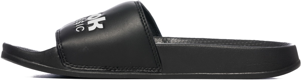 Reebok: Black Reebok Classic Slide - 2