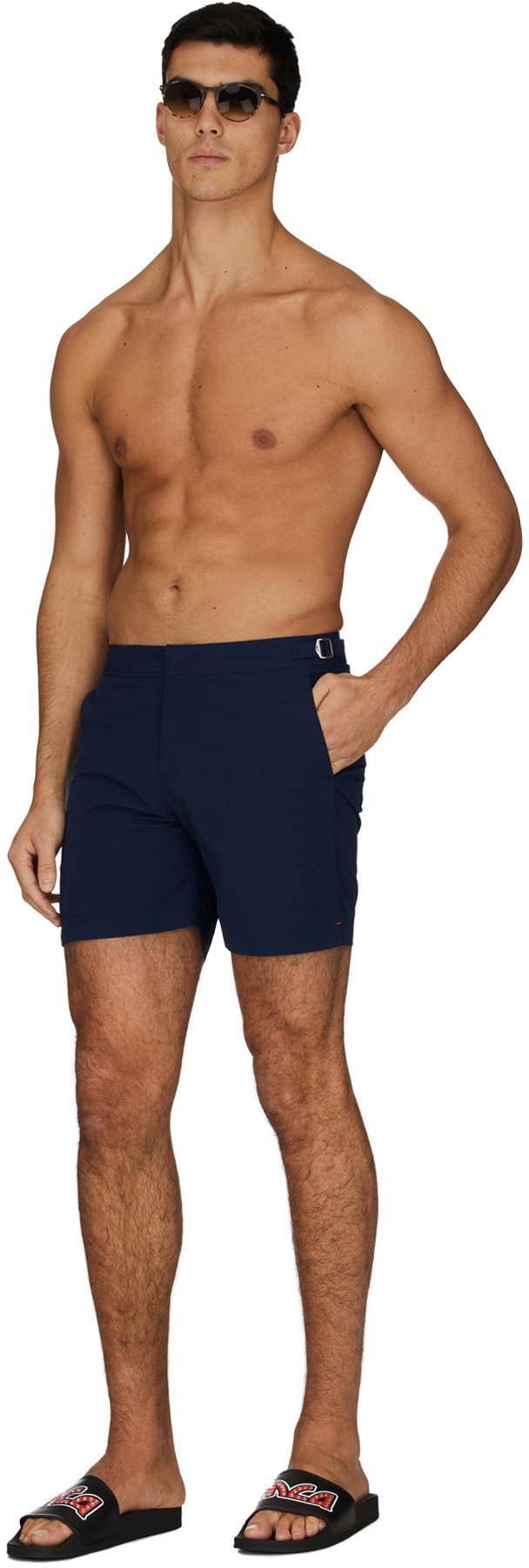 Orlebar Brown: Bleu Short de Bain Mi Long Bleu - 4