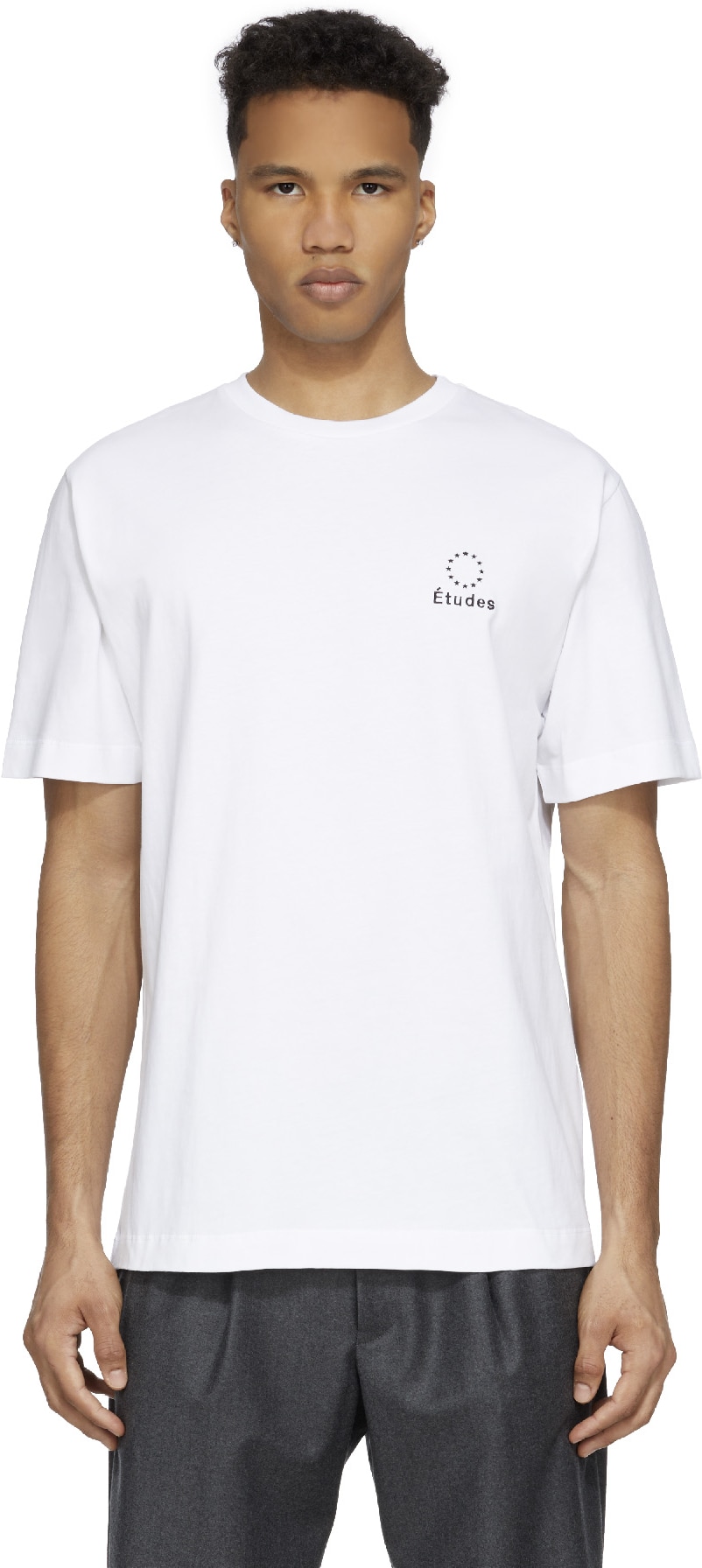 Études: Blanc T-Shirt Wonder Logo Blanc - 1