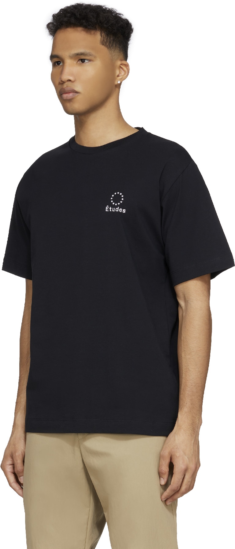 Études: Noir T-Shirt Wonder Logo Noir - 2