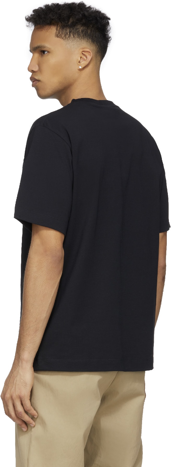 Études: Noir T-Shirt Wonder Logo Noir - 3