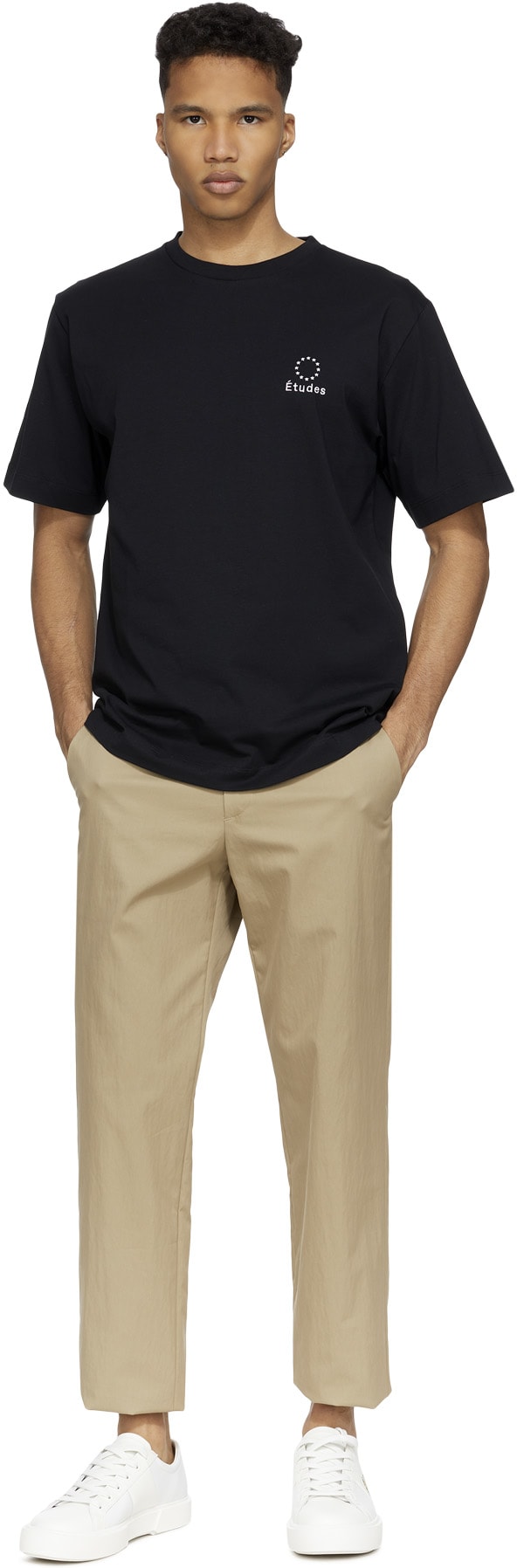 Études: Noir T-Shirt Wonder Logo Noir - 4