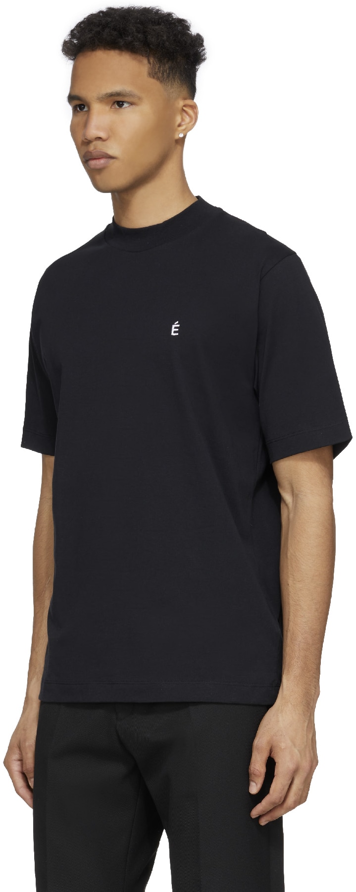 Études: Black Award Accent T-Shirt - 2