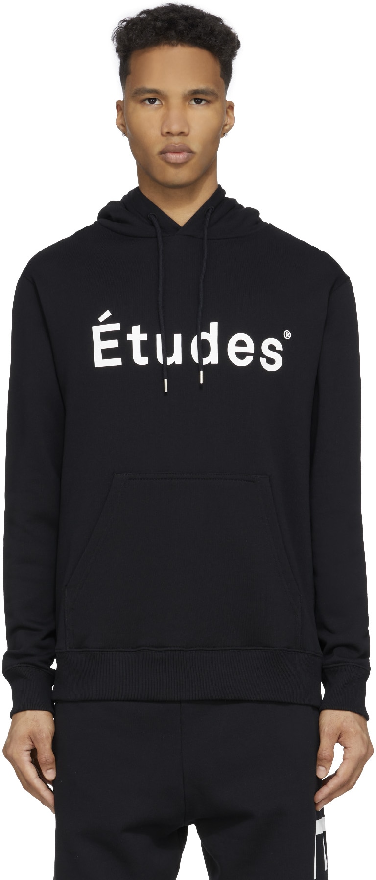 Études: Noir Pull à Capuche Klein Études Noir - 1