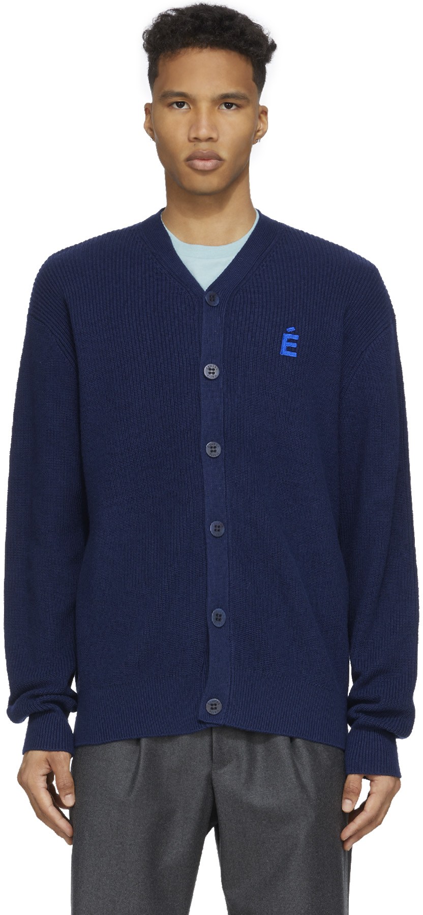 Études: Bleu Cardigan Boris Patch Bleu - 1