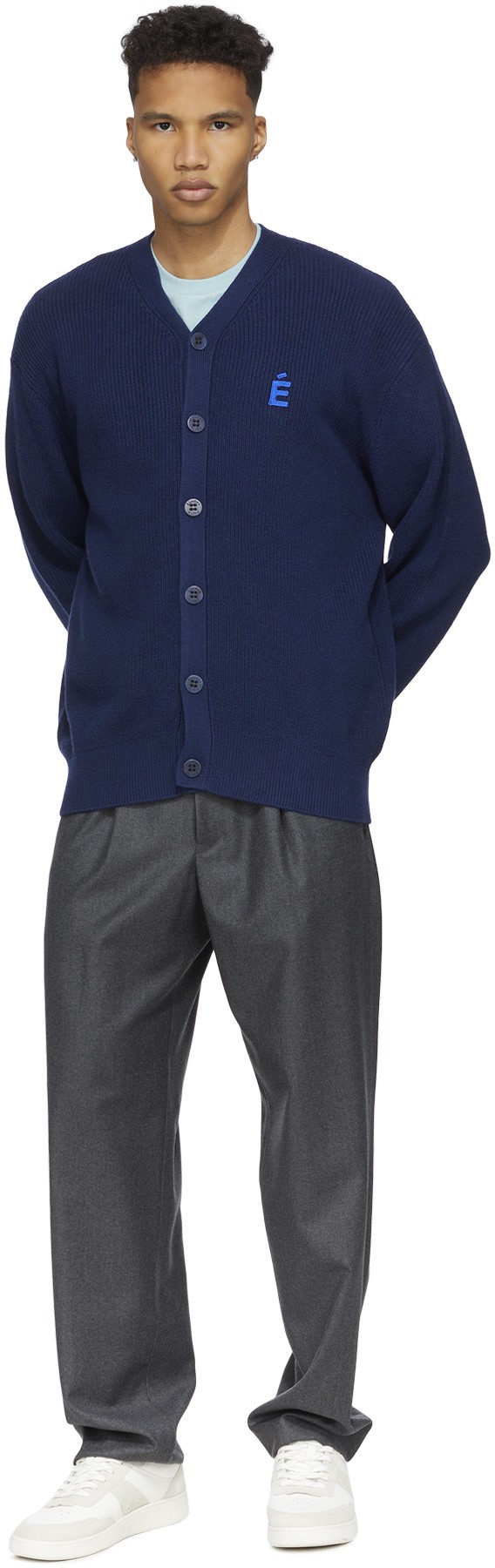 Études: Bleu Cardigan Boris Patch Bleu - 4