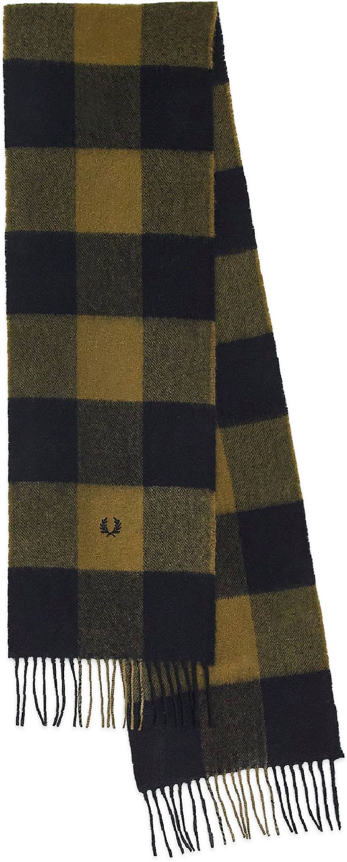 Fred Perry: Multicolor Gingham Scarf - 1