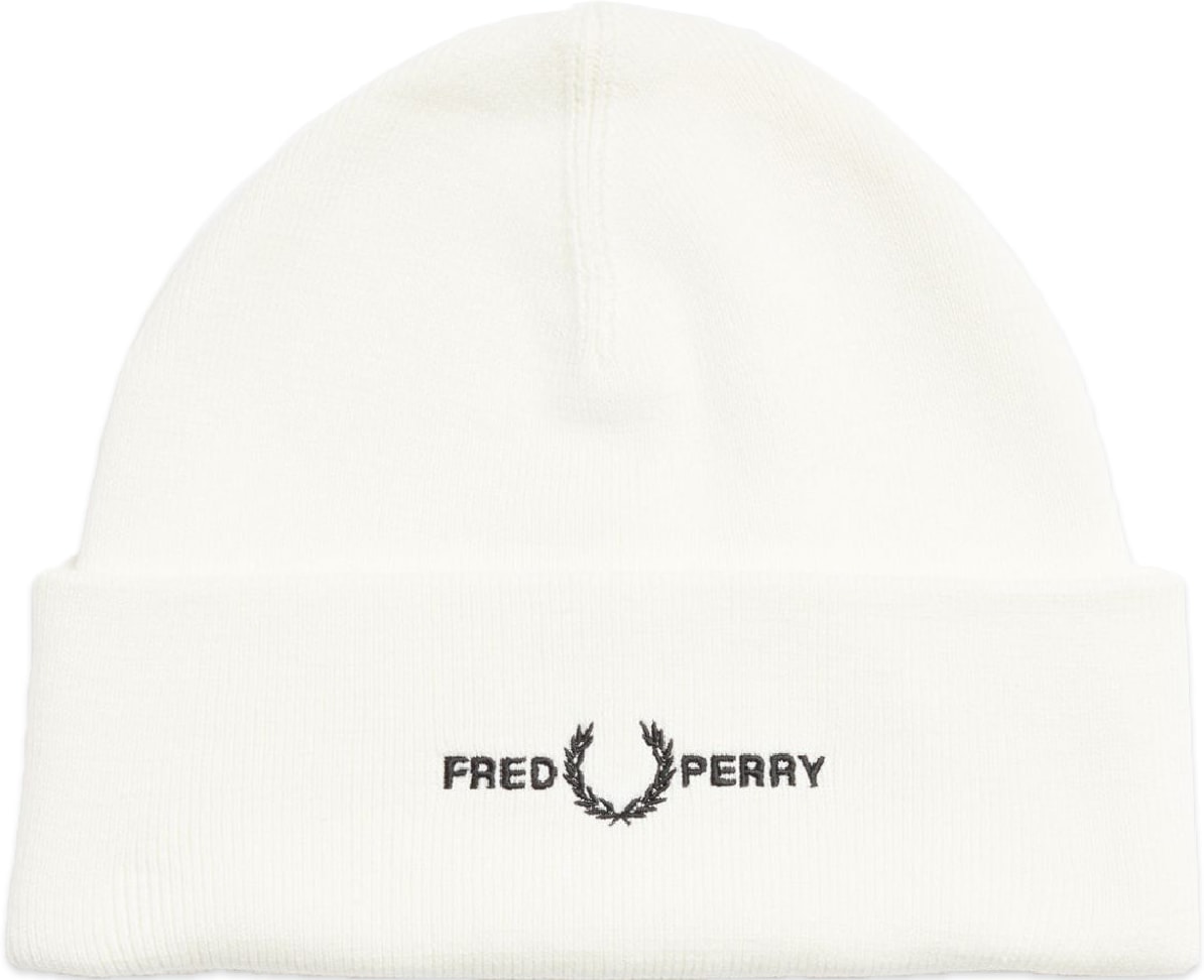 Fred Perry: Blanc Bonnet Graphique Blanc - 1