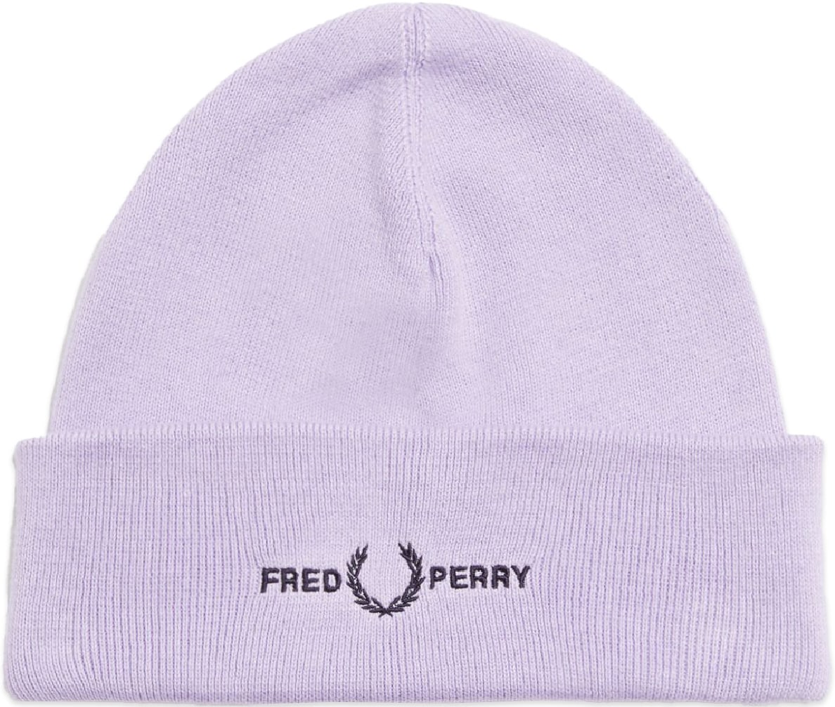 Fred Perry: Purple Graphic Beanie - 1